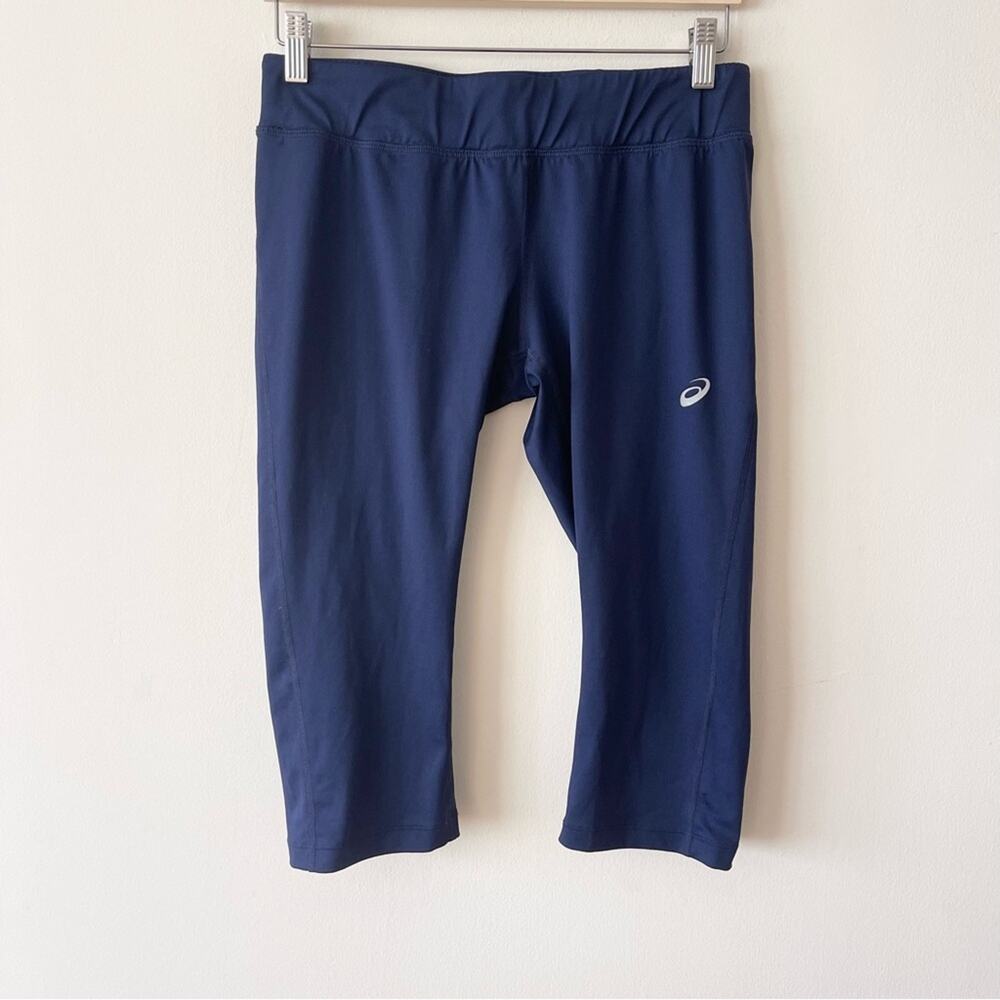 Asics Deep Blue Athletic Capris Women’s Leggings size L